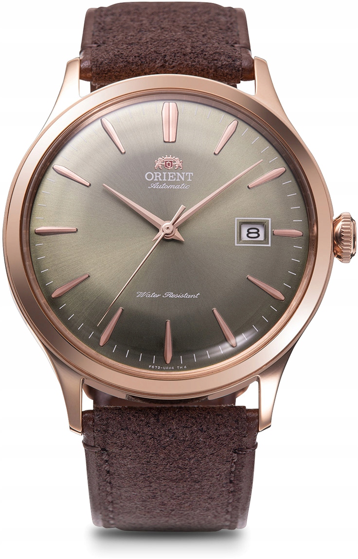 Nový Originální Pánské Hodinky Bambino Orient RA-AC0P04Y30B Automat hnědý
