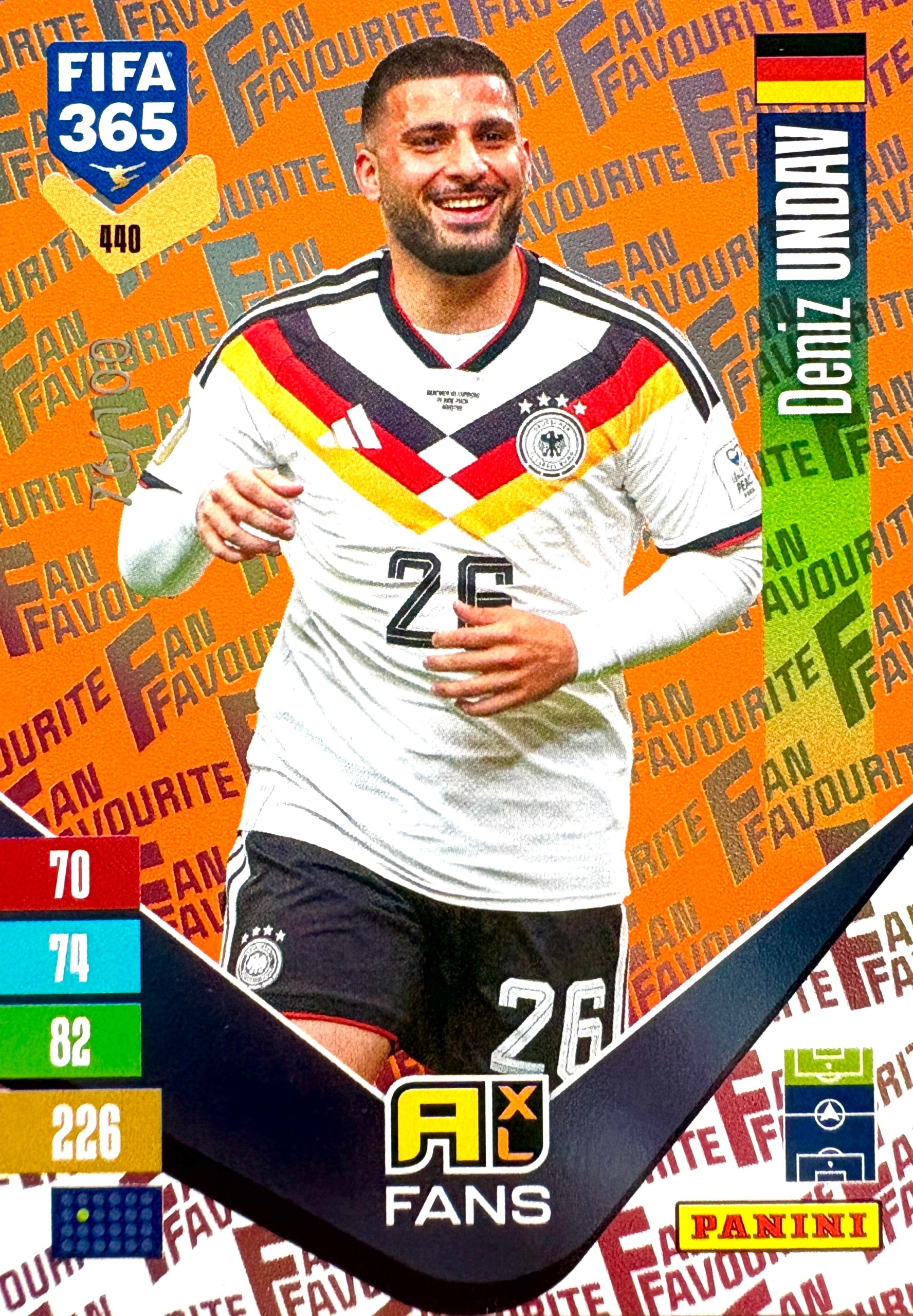 Fifa 365 2027 Fans Favourite 440 orange 76/100 Deniz Undav Niemcy