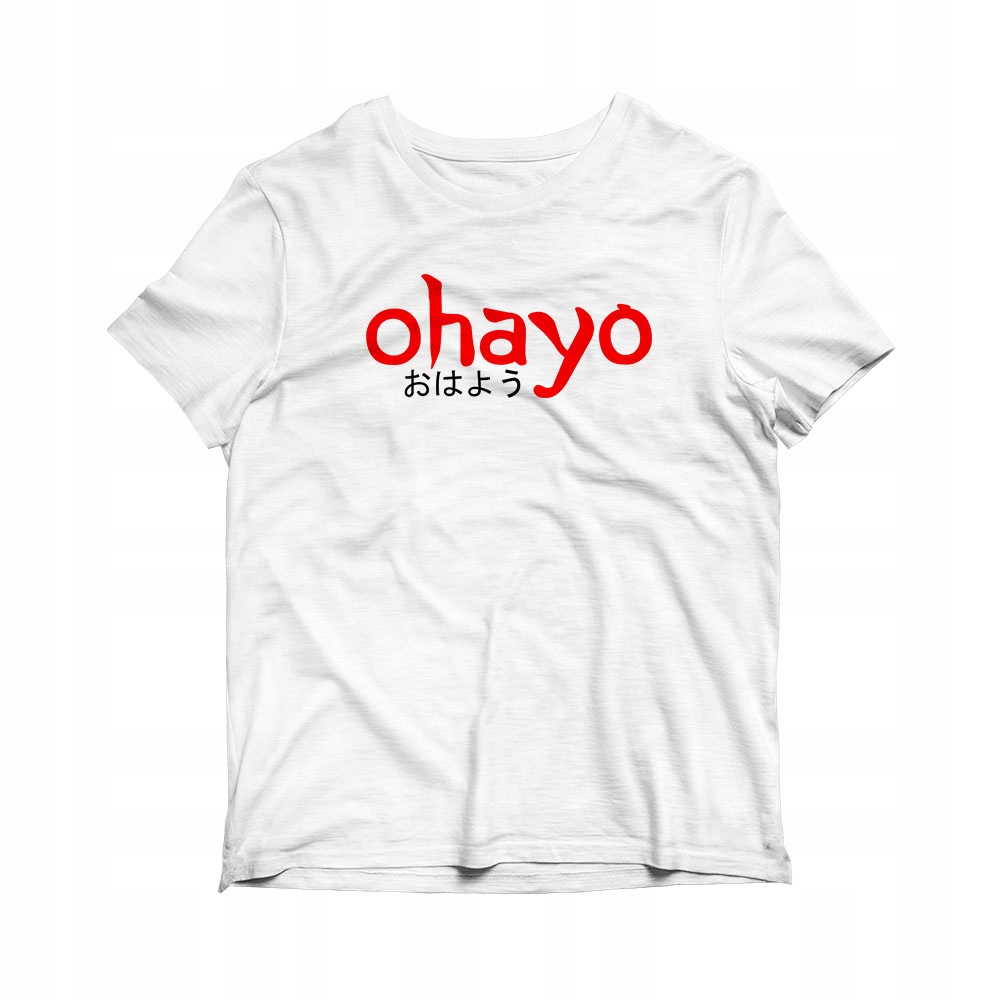 

Koszulka Otaku Ohayo Anime Manga Prezent XL