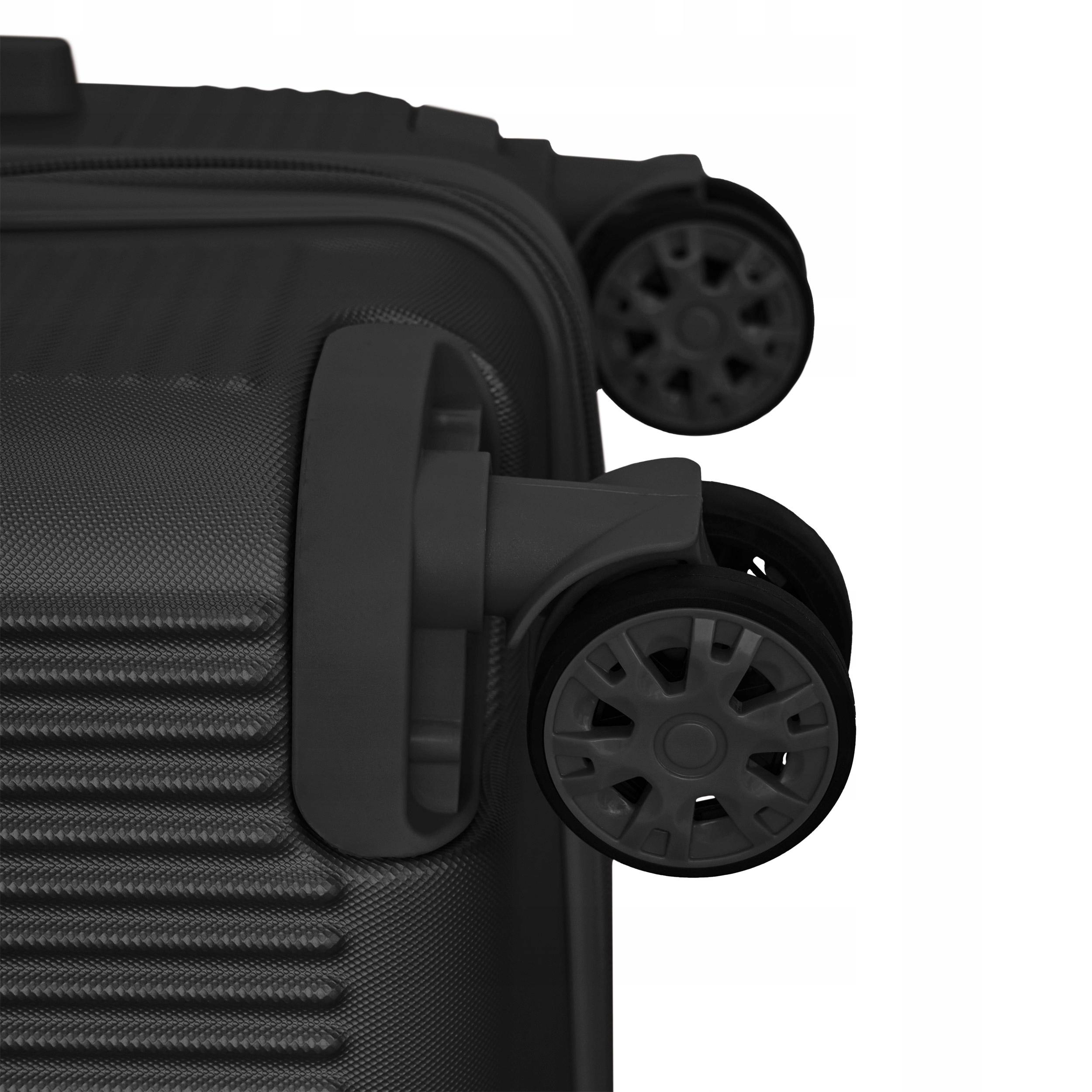 BETLEWSKI Komplet 4 walizek podróż na wakacje wyjazd odporne na kółkach Rodzaj twarda