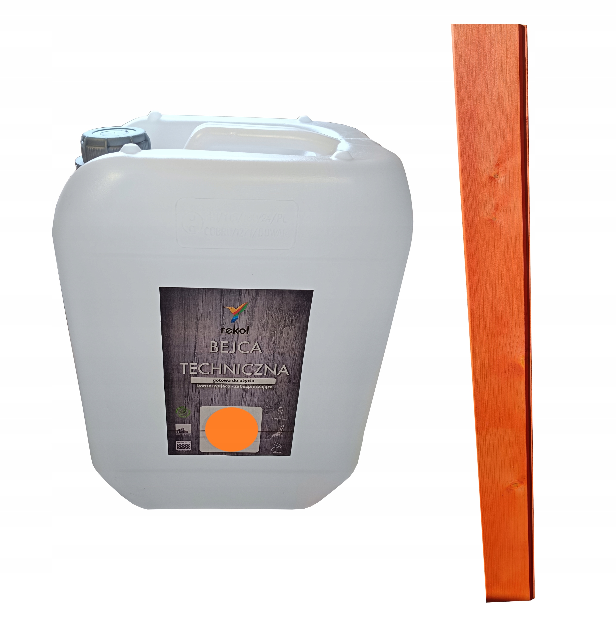 Rekol Technické Mořidlo Oranžové 20 L Pro Stavební Bednění Pro Průmysl