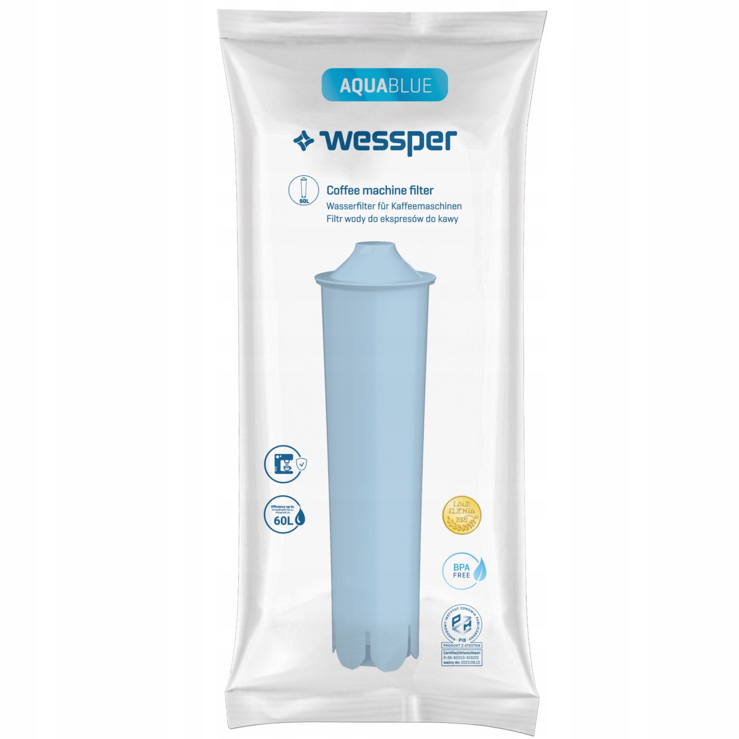 Wasserfilter Wessper AquaBlue für Jura Kaffeemaschinen