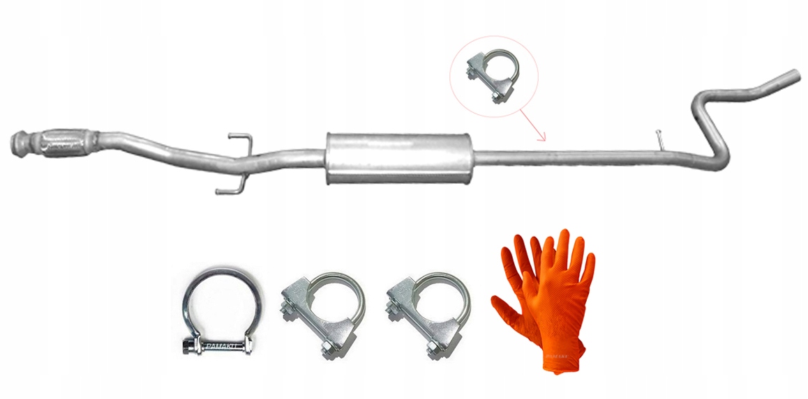 Citroen C3 II 1.4 VTi 16V 1.6 VTi 16V (od roku 2009) Tlumič