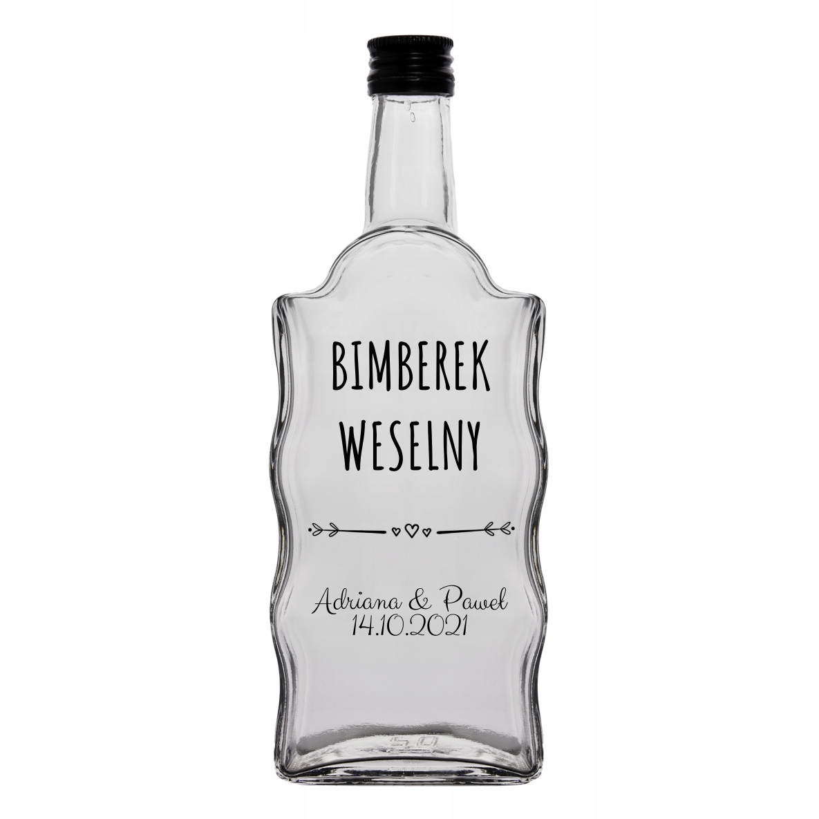 

20X Butelki Na Bimber Weselny Alkohol Wódkę 500ML