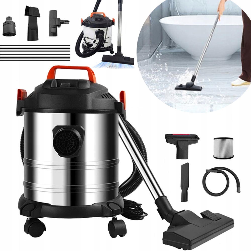 Vysavač Na Mokro A Sucho 20 L Velká Kapacita 2000 W MOCvvvvvv