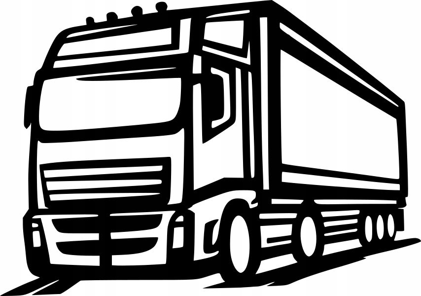 TOPPER NA BOK TORTU CIĘŻARÓWKA TIR SAMOCHÓD KIEROWCA CIĘŻARÓWKI ZAWÓD DEKOR