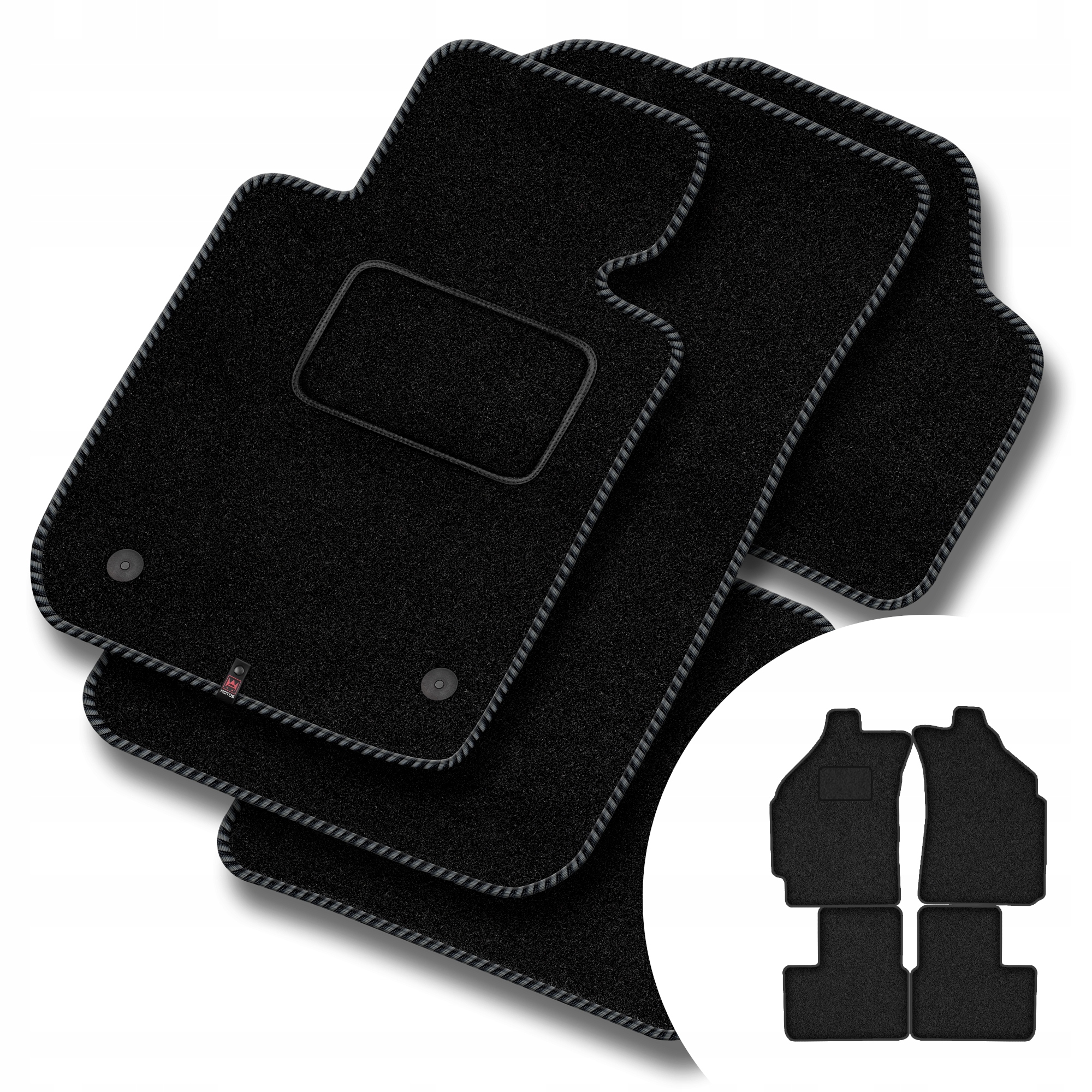 Velurové koberce Streak pro Daewoo Matiz M100 1998-2008