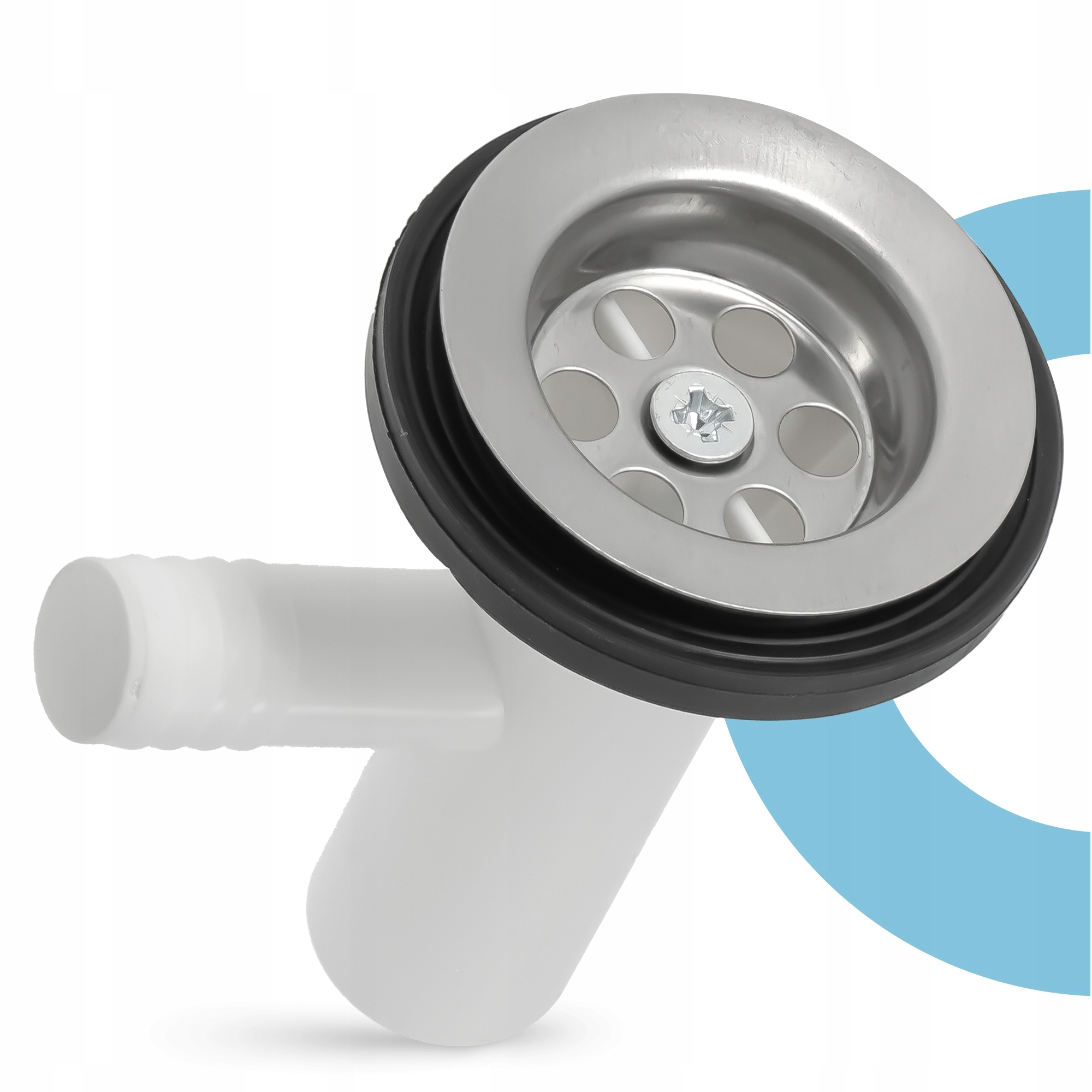 Odpływ SPUST UMYWALKI Syfon Umywalkowy Uniwersalny ODEJŚCIE PRALKI Zmywarki Rodzaj umywalkowy