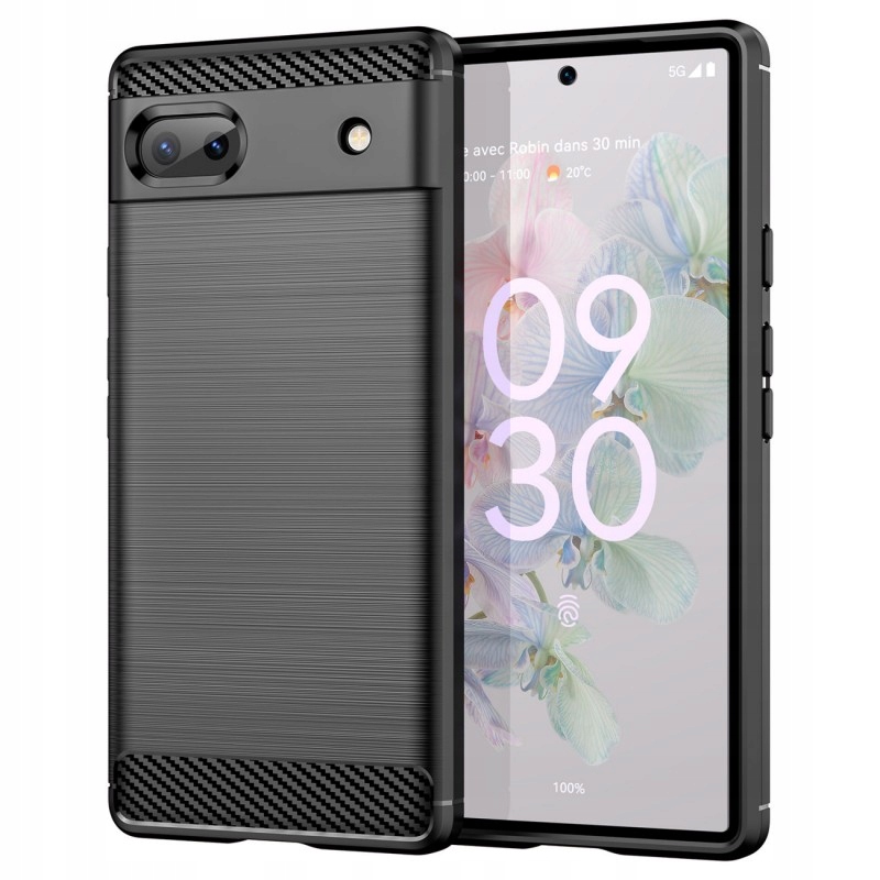 

Etui do Google Pixel 6A 5G Bumper Carbon Lux czarn