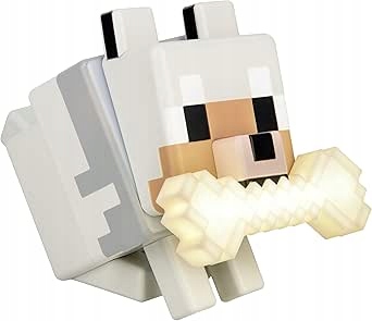 Paladone Minecraft Wolf GloBuddies 3D měnící barvu světla