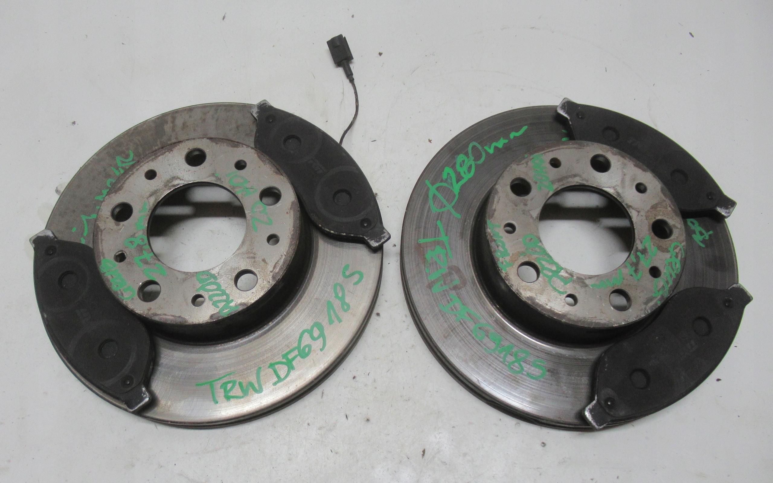 BOXER JUMPER 2.0 HDI 2018R discs brake Z KLOCKAMI front right left