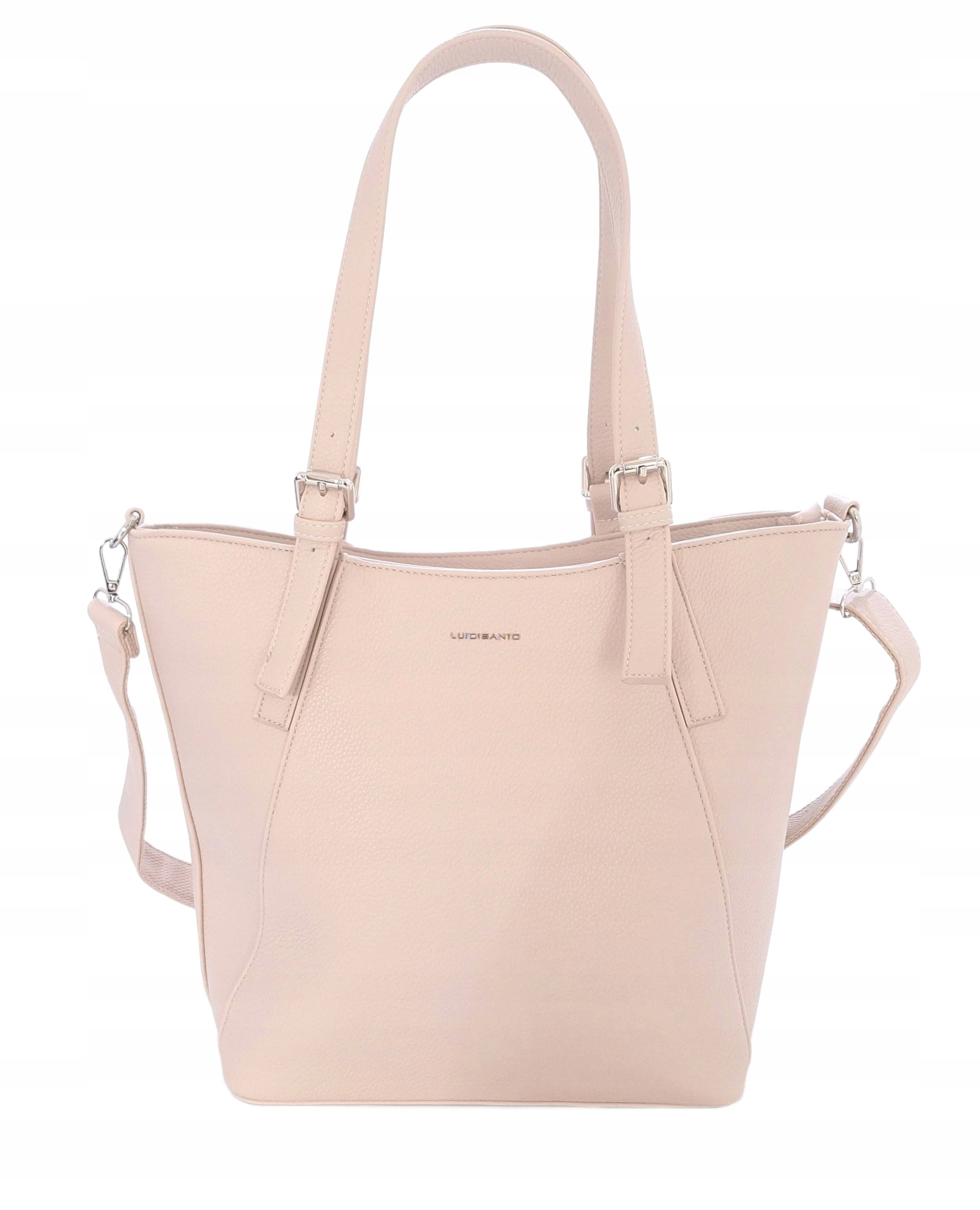 Dámská kabelka s uchy shopperka béžová Luigisanto HS1239#