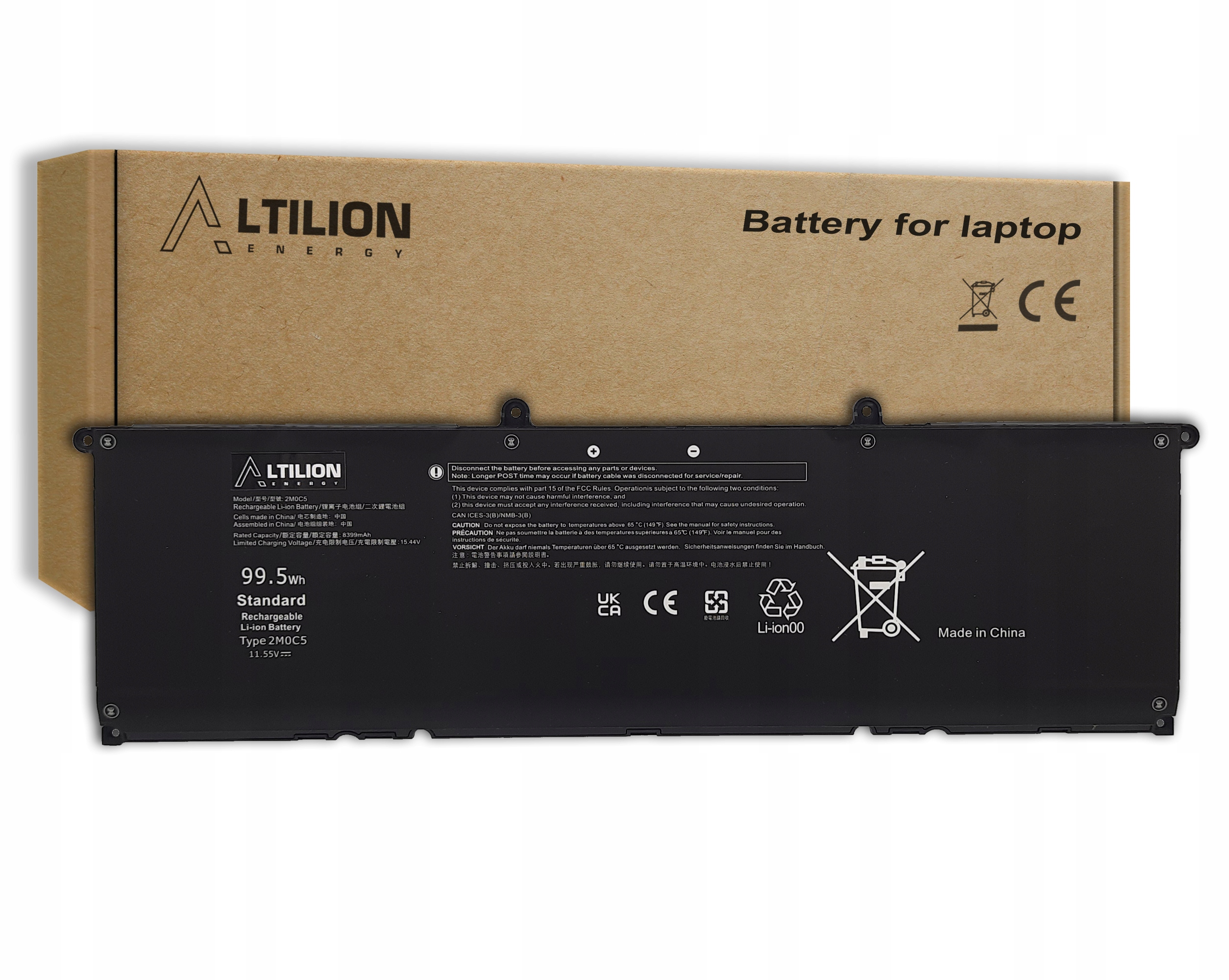 Batéria 2M0C5 9FTVV F5HR2 pre Dell Precision 5680