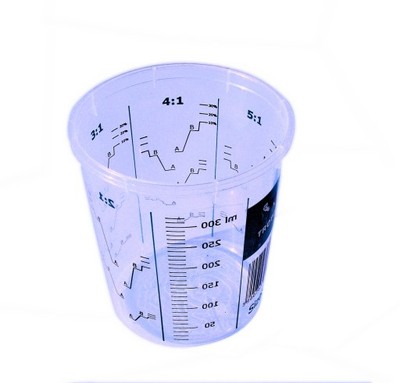 TROTON KUBEK LAKIERNICZY Z PODZIAŁKĄ 300 ML ROZMIAR A DO PEŁNA 400 ML