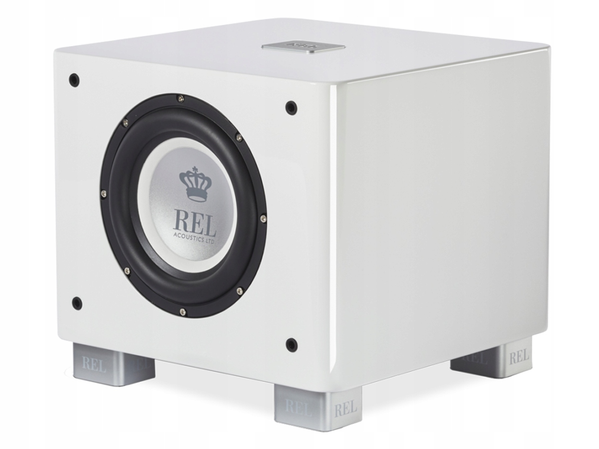 Rel T/7x Hi-Fi subwoofer s pasivní membránou, bílý