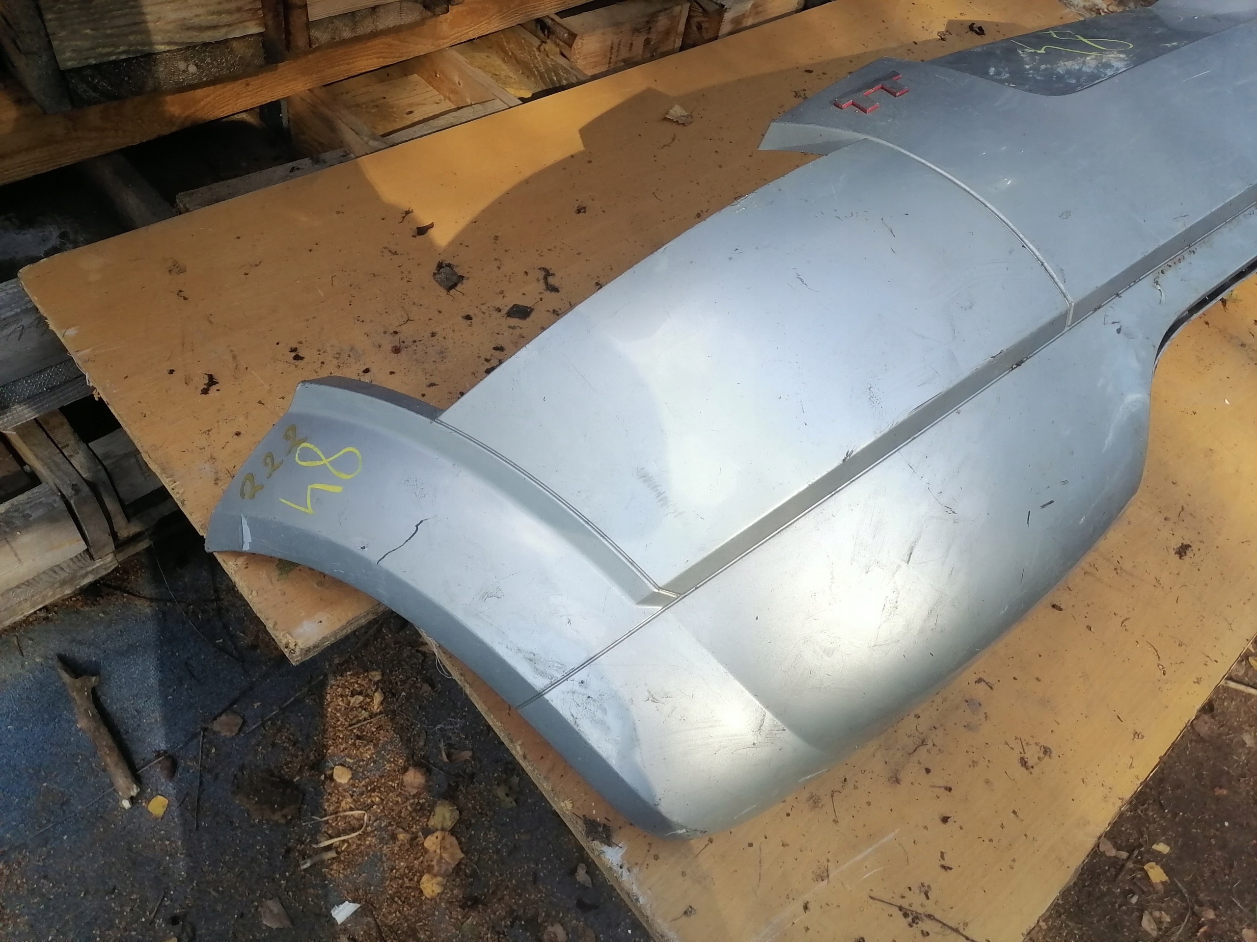 bumper rear part Audi TT 8N LY7W