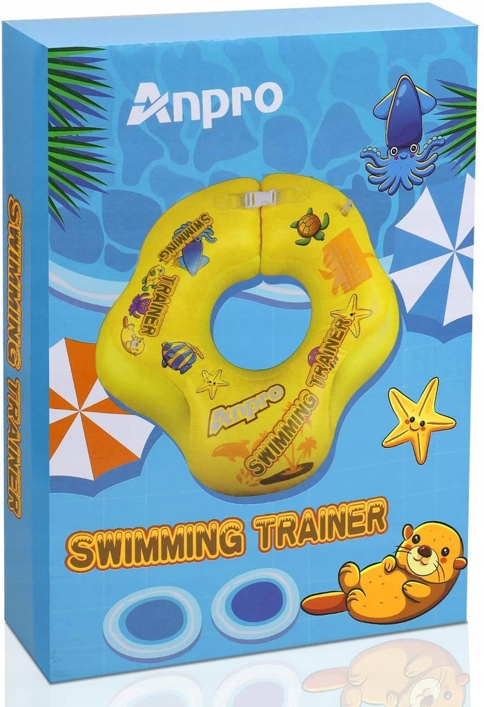 Koło do Nauki Pływania dla Dzieci 10-30 Miesięcy Marka Anpro