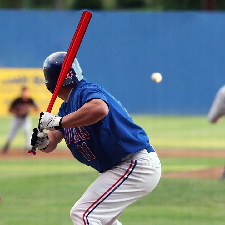 Kij Baseballowy Bejsbolowy Metalowy Czerwony - Jestem Polak Mam Bejsbola Materiał inny