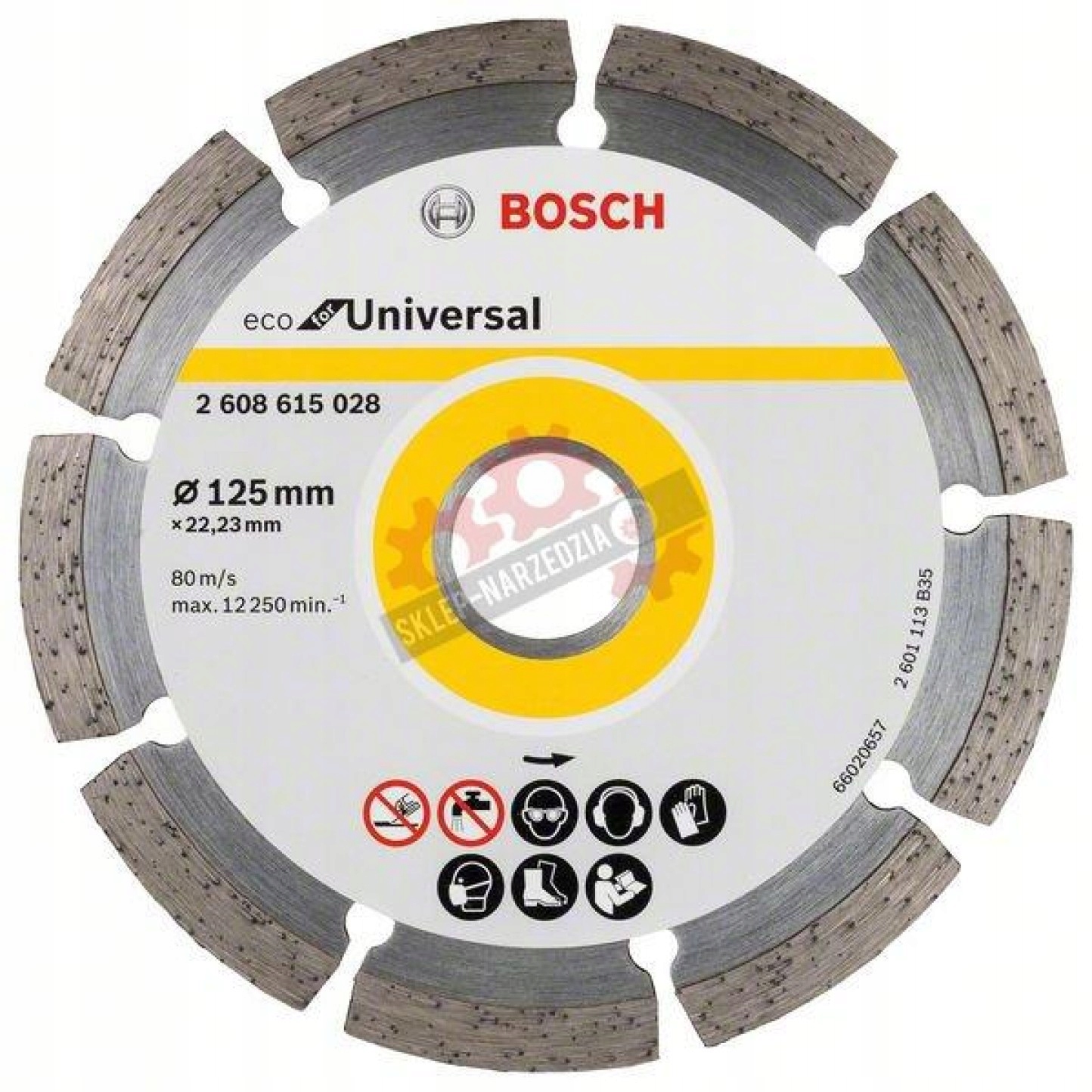 

Bosch Tarcza Diamentowa 125 do beton cegła klinkie