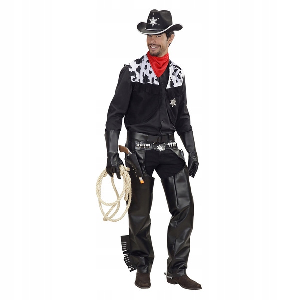 Kostým Kovboje Rodeo Černý Divoký Západ XL