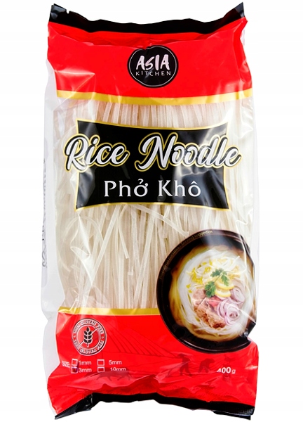 

(dp) Makaron ryżowy Asia Kitchen 3 mm 400 g