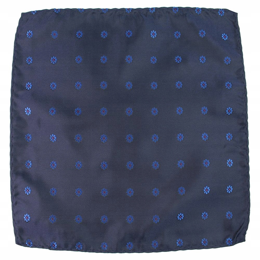 Granatowo-Niebieska Męska Poszetka -HIS STORY Marka inna