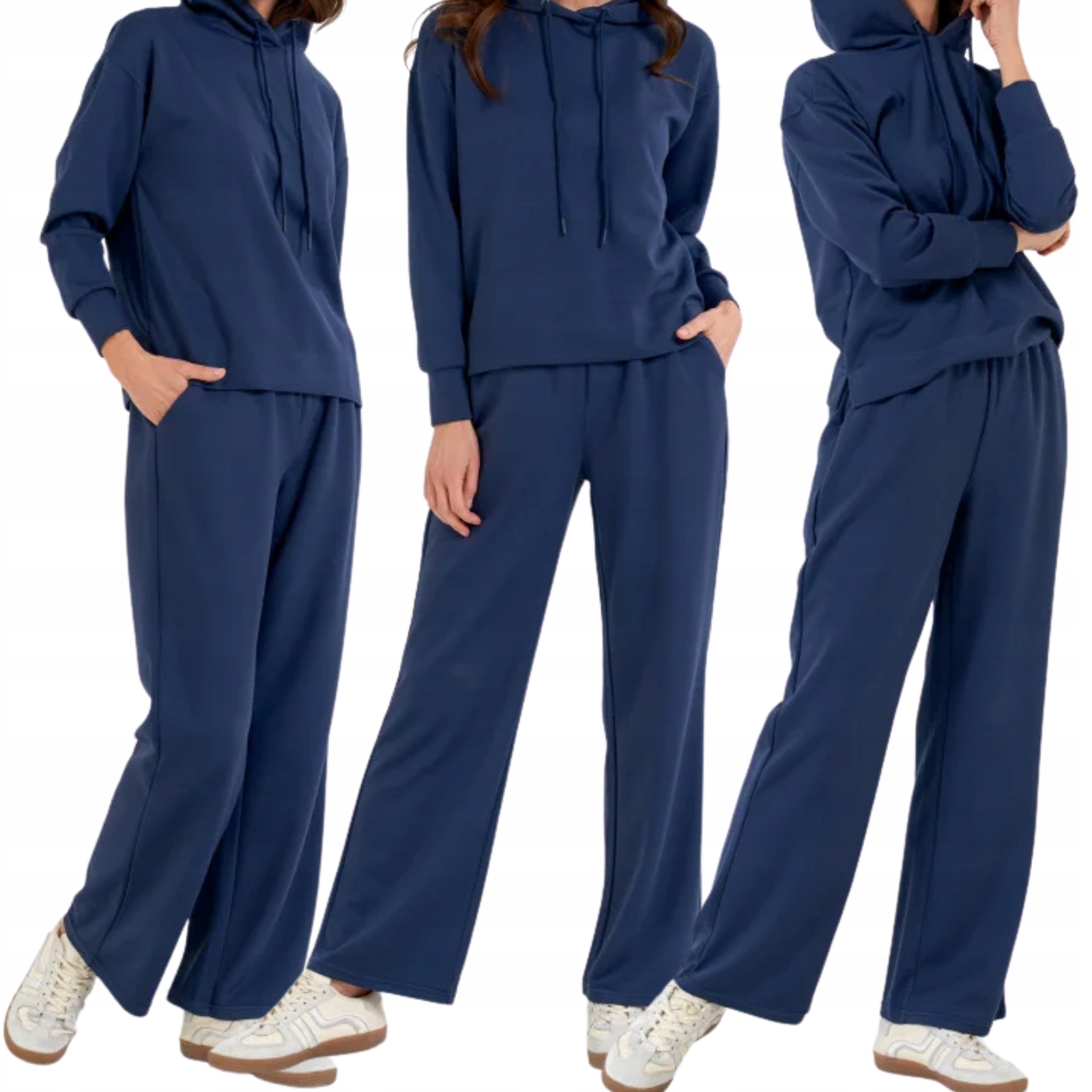 Teplákovka Dámská mikina s kapucí a široké kalhoty Pohodlné Moraj S