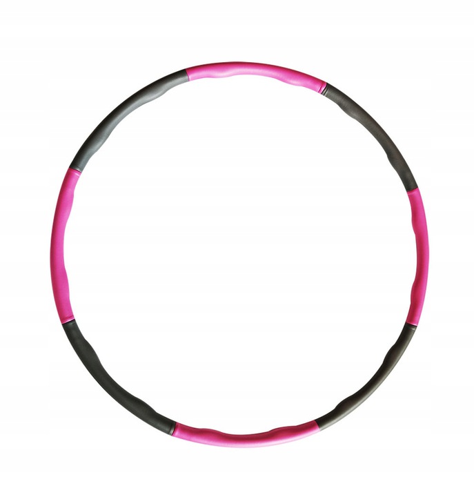 DUŻE SKŁADANE KOŁO HULA HOP MIĘKKIE PIANKOWE ODCHUDZAJĄCE MASAŻ WYPUSTKI Średnica 95 cm