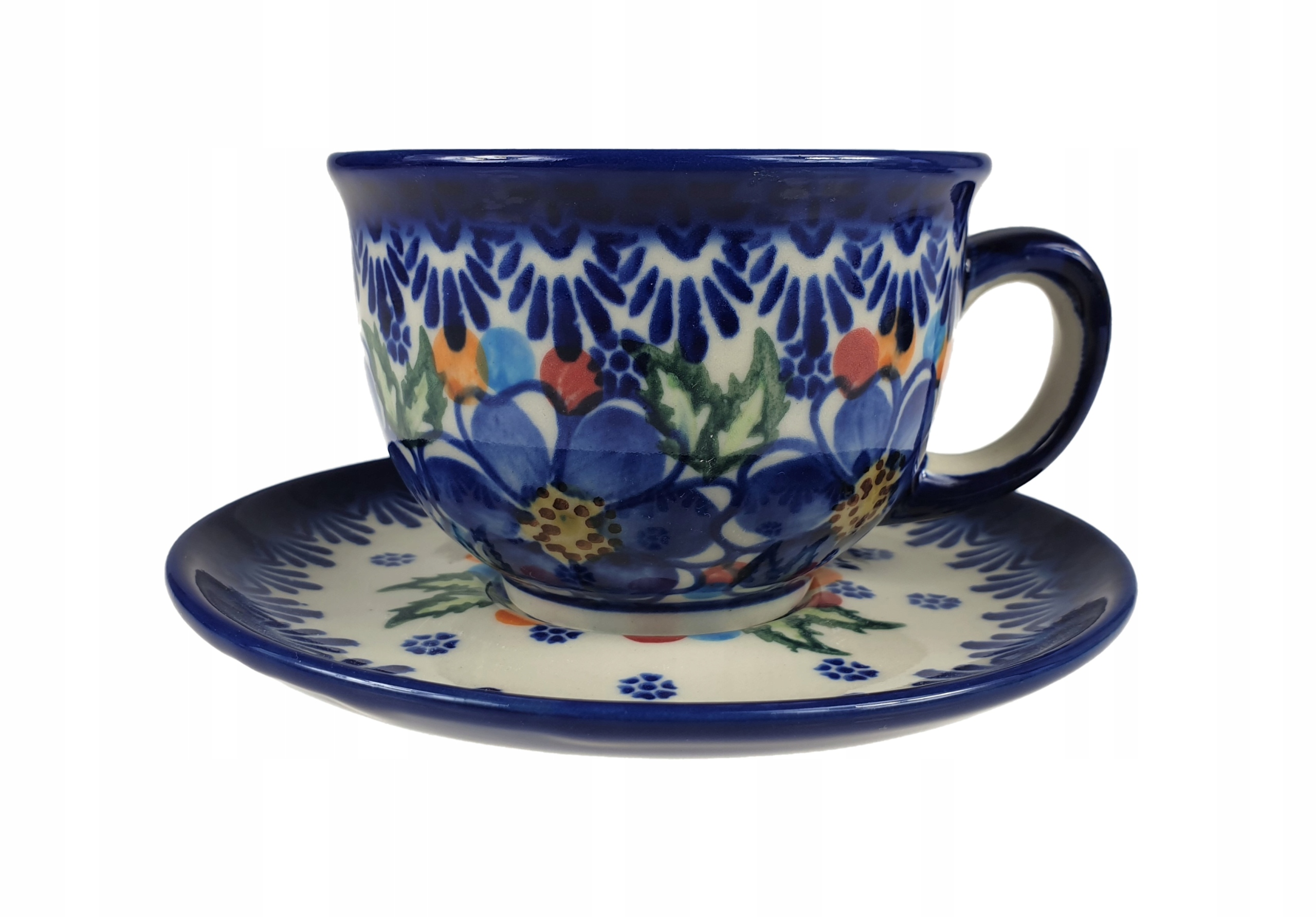 FILIŻANKA ZE SPODKIEM-CERAMIKA BOLESŁAWIEC Marka inna