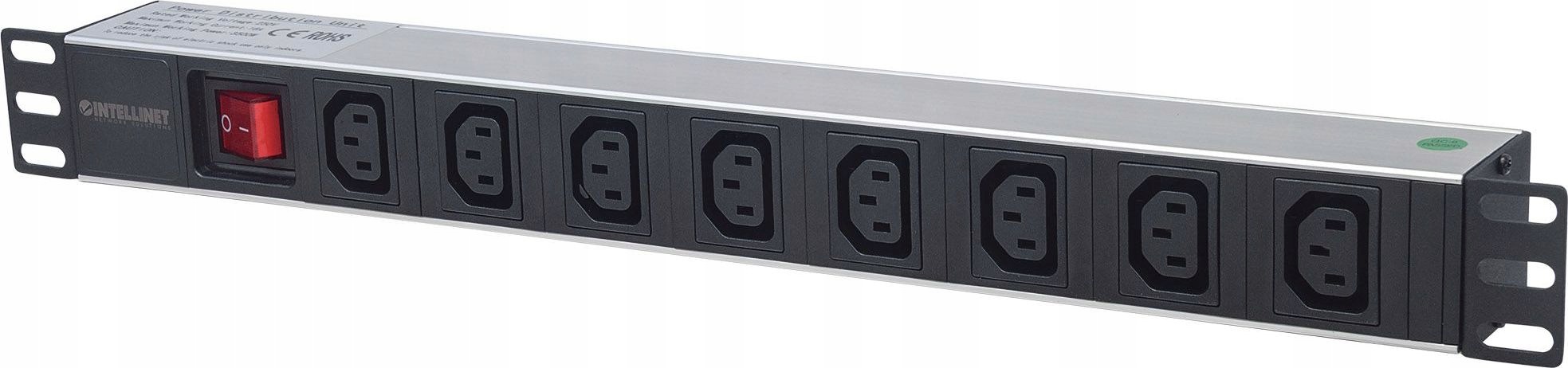 Intellinet Network Solutions Listwa zasilająca 19" 1U 8x C13 2m (163620)
