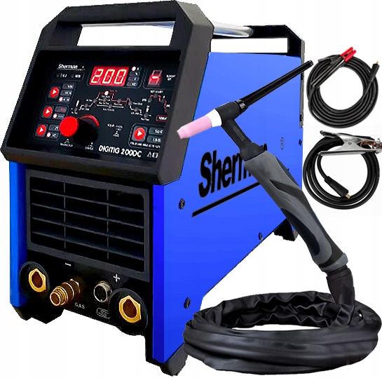 Svařovací Stroj Sherman Digitig 200 DC Puls Tig Hf Mma
