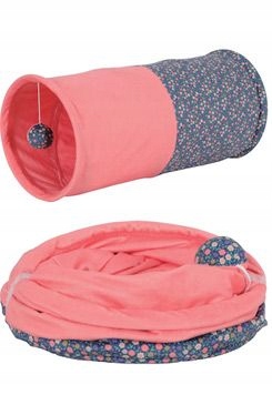 Levně Hračka kočka Ethicat Floral tunel šustící catnip Zolux