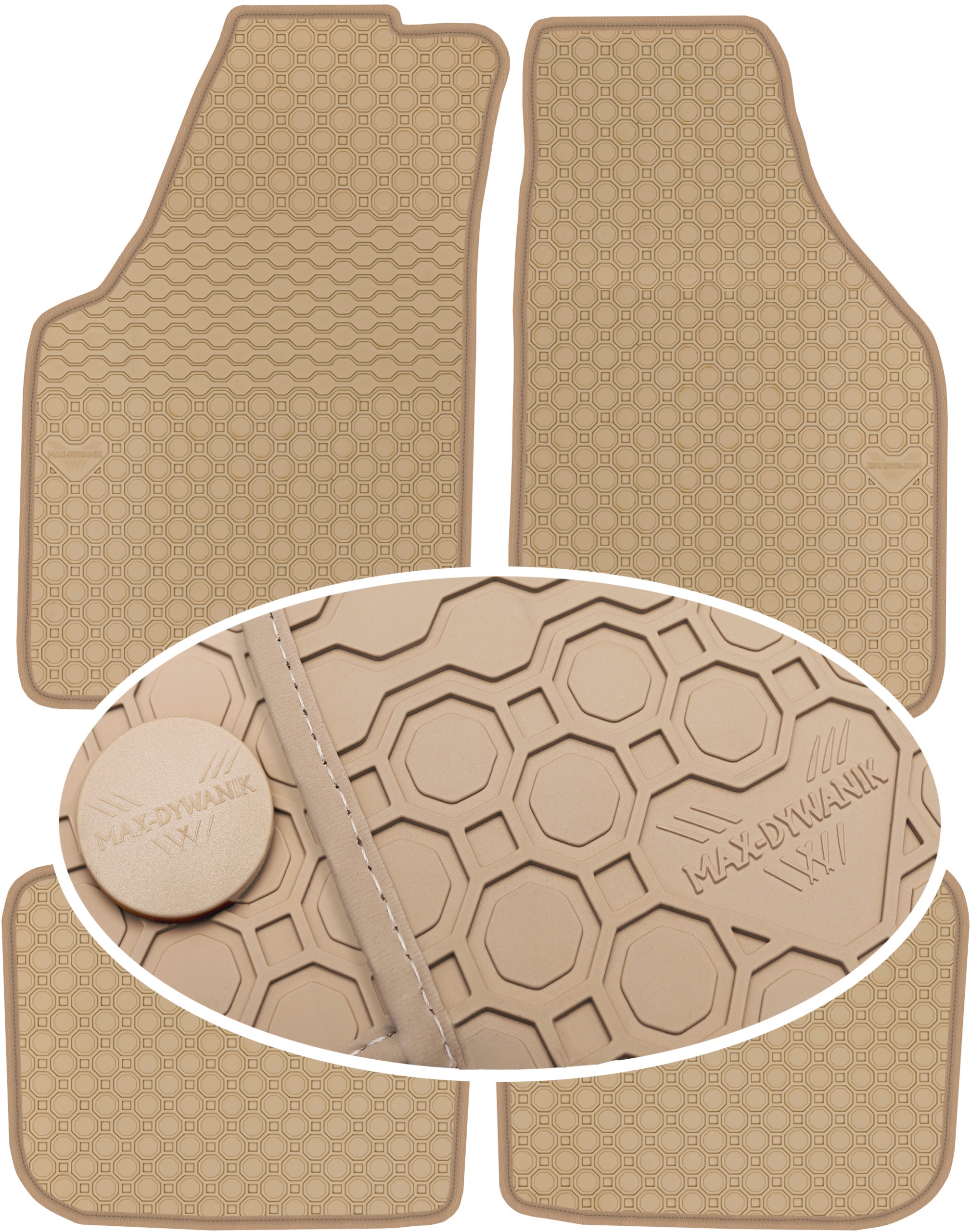 Lancia Musa Minivan 2004-2012 Gumové rohože PrimeLiner