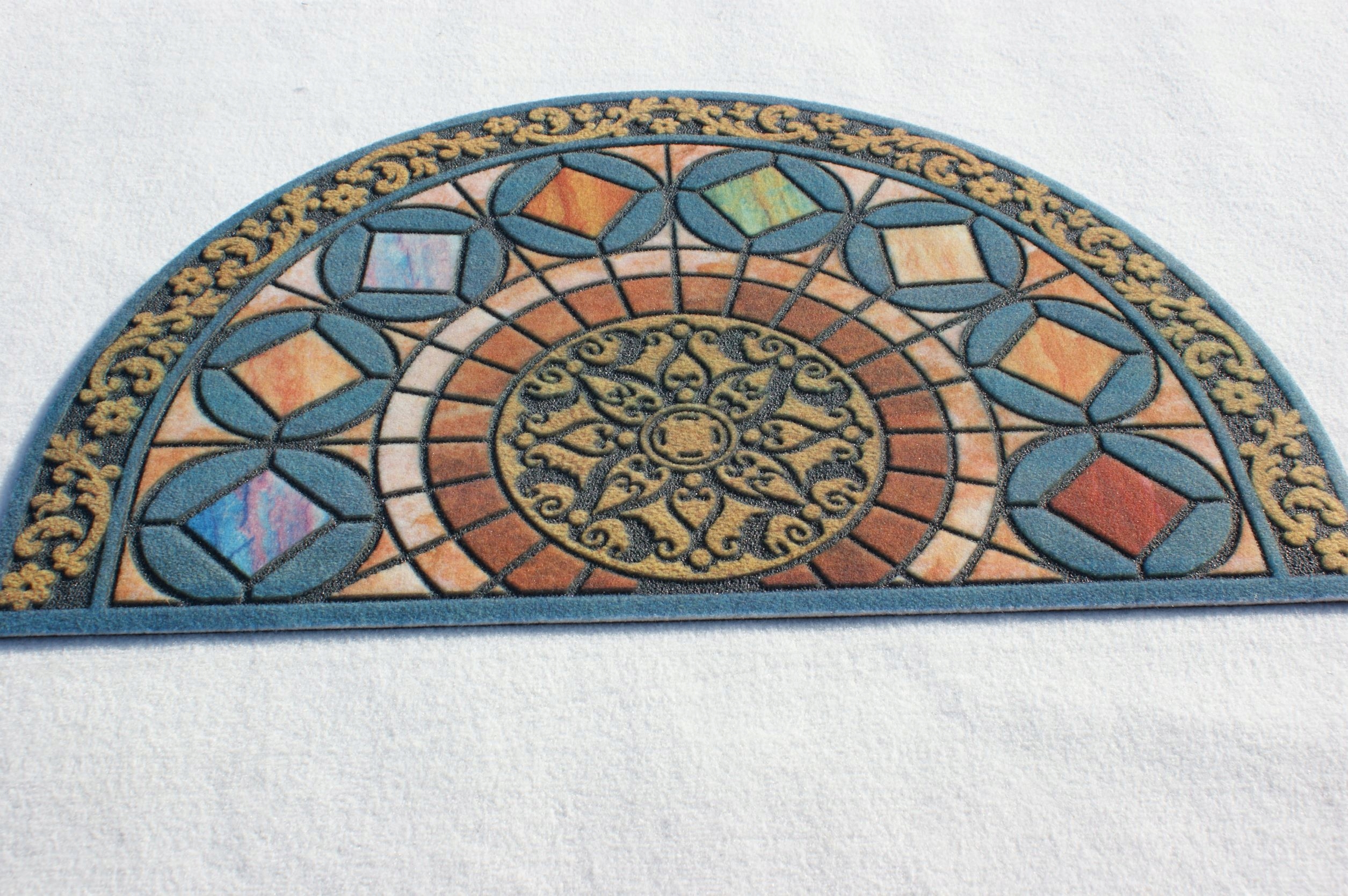 

Wycieraczka Wejściowa 45X70GWIAZDA Blue Półokrągła