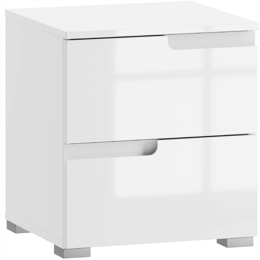 Szafka nocna Selene 32 biały połysk Szynaka Meble