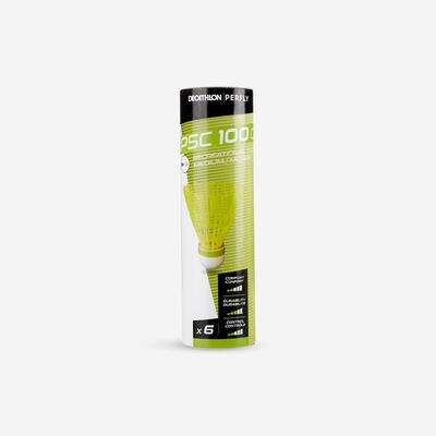 Lotka plastikowa do badmintona Perfly Psc 100 Medium 6 sztuk
