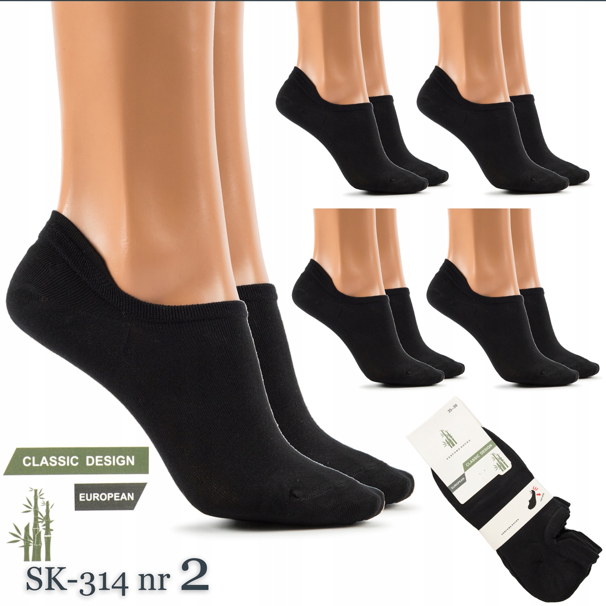 SKARPETKI damskie STOPKI BAMBUSOWE WYGODNE JAKOŚĆ Płeć kobieta