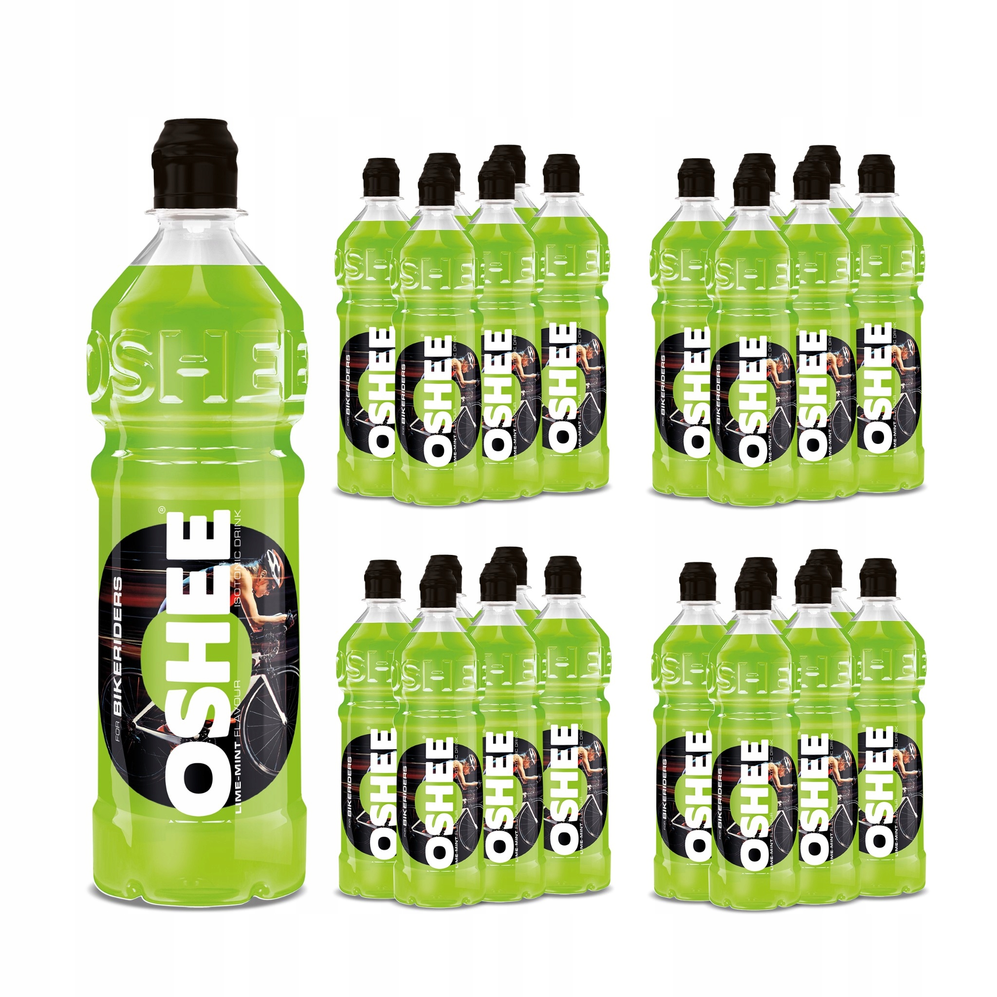 24x Oshee Isotonic Drink limonka mięta 750 ml