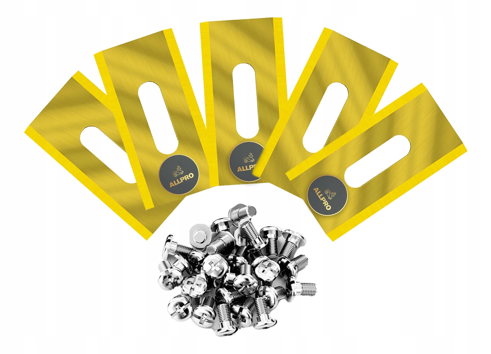 Nože Mammotion Luba Yuka Čepele Pro Robotickou Sekačku Titanové, sada 10 ks