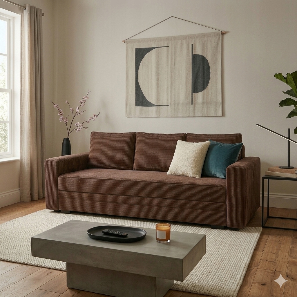 Rozkládací pohovka s funkcí spaní 140x200 kontejner na gauč Lino