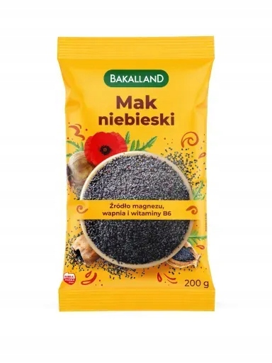 4x Bakalland Mák modrý 200 g