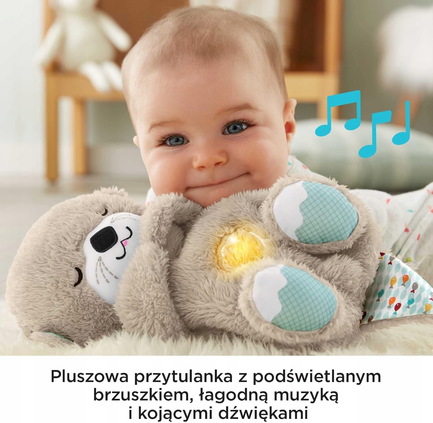 Wydra Fisher-Price Przytulanka do usypiania niemowlaka SZUMIŚ Rodzaj przytulanki