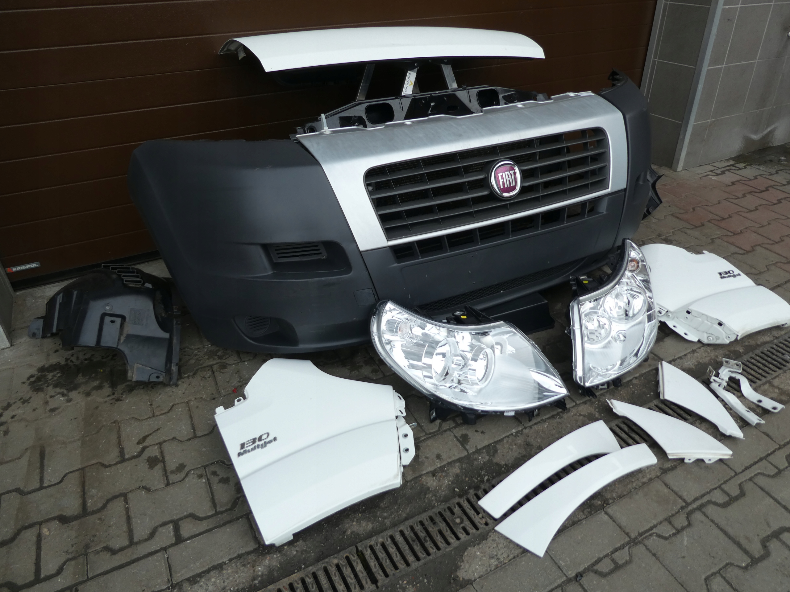 front complete FIAT DUCATO 2006-2014 BIALY