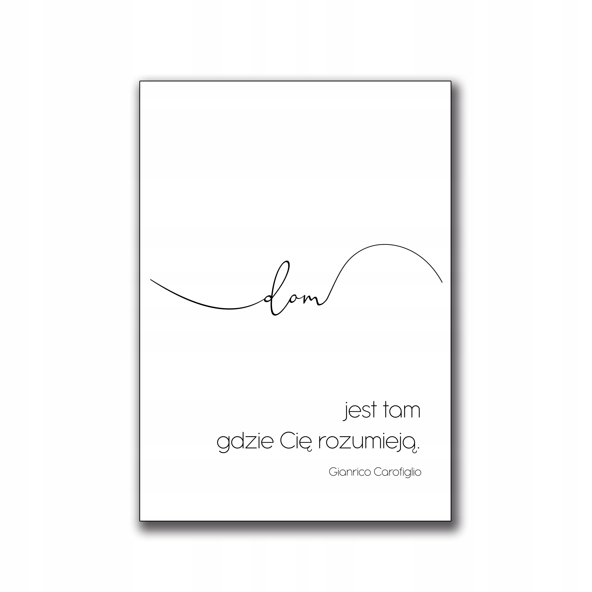 TRZY PLAKATY Z SENTENCJĄ A3 MIŁOŚĆ DOM RODZINA Szerokość produktu 29.7 cm