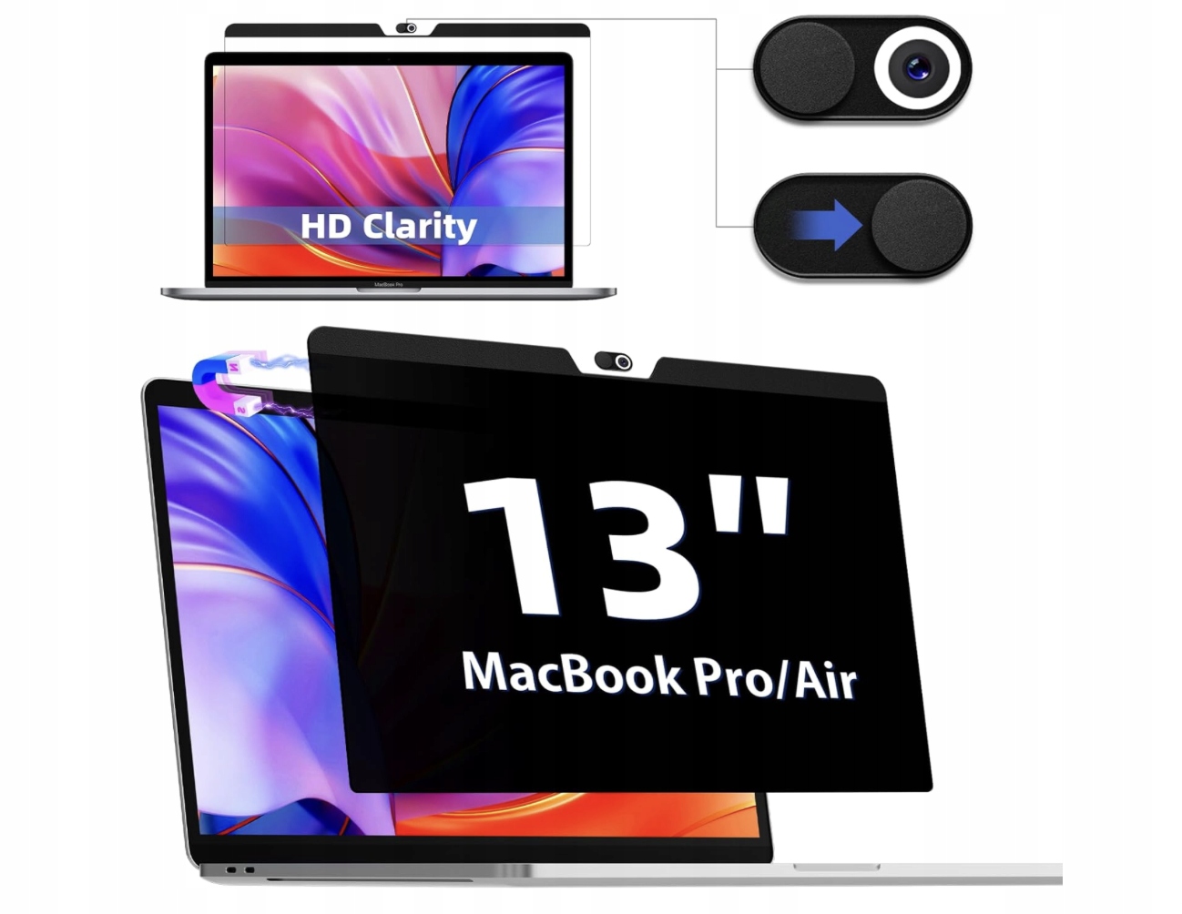 FILTR PRYWATYZUJĄCY MAGNETYCZNY IPROKKO DO MACBOOK PRO 13'' / AIR 13''