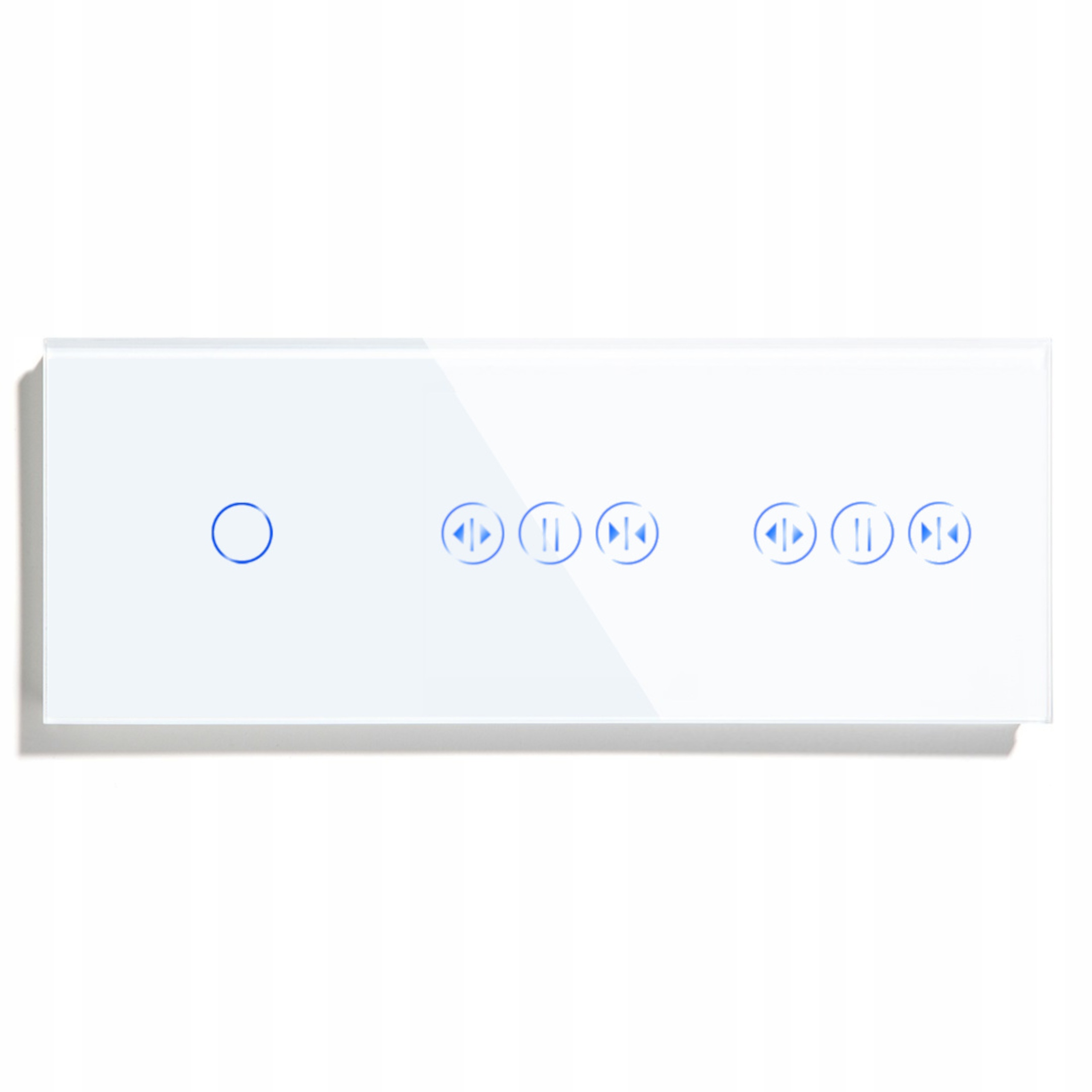 Jednotlivý Dotykový Vypínač Svetla 2x Ovládač Roliet Wifi Tuya