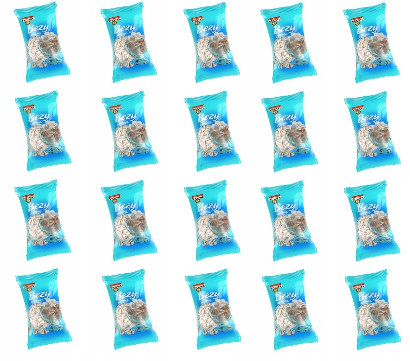 20x 100g Dan Cake Bezy śnieżynki Karton