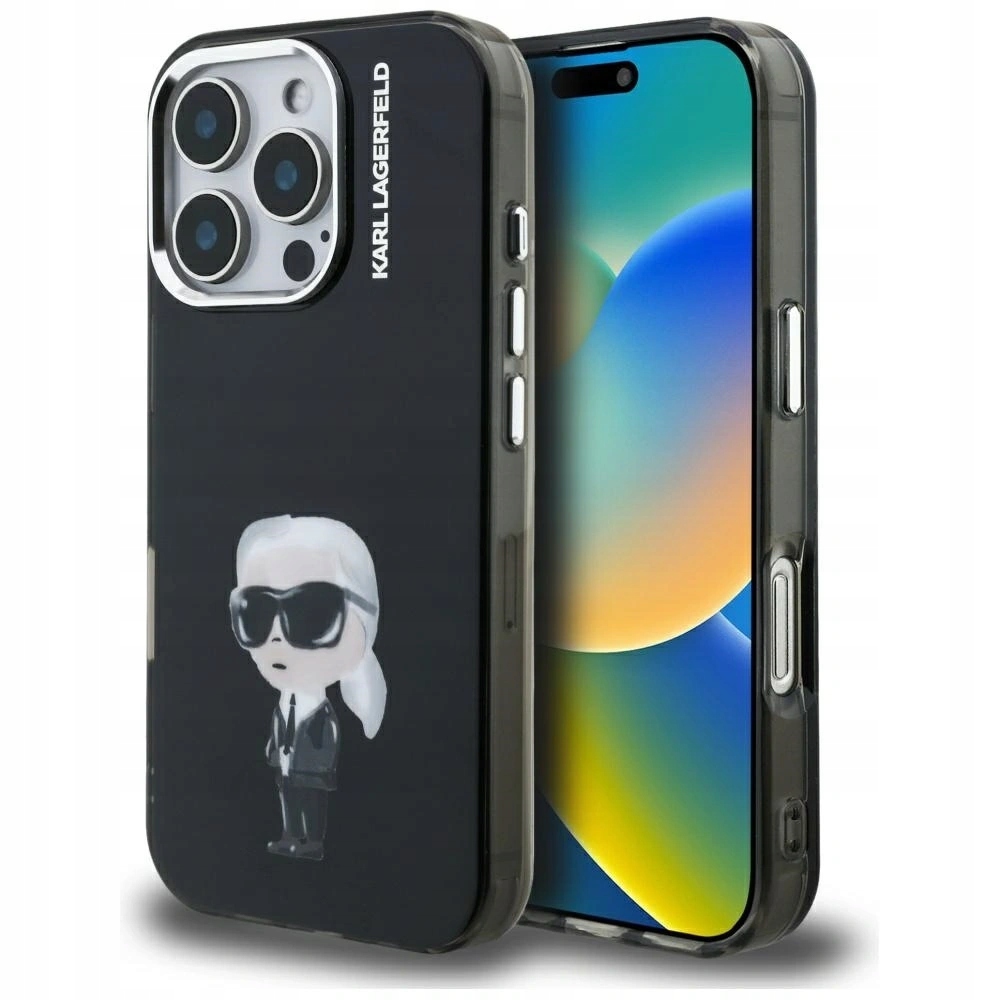 Pouzdro pro iPhone 16 Pro Max – Karl Lagerfeld, černé