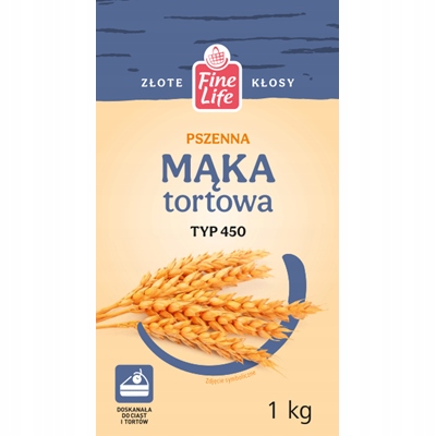 Levně Fine Life Pšeničná dortová mouka typ 450 10 x 1 kg