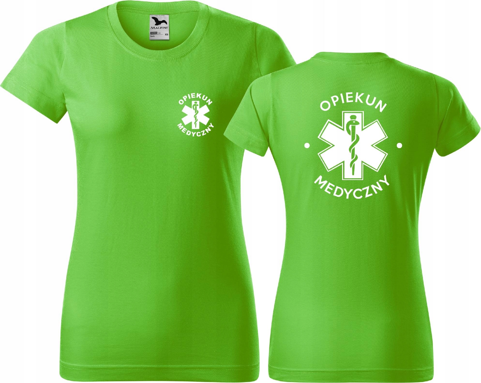 

Koszulka medyczna Opiekun Medyczny Green Apple